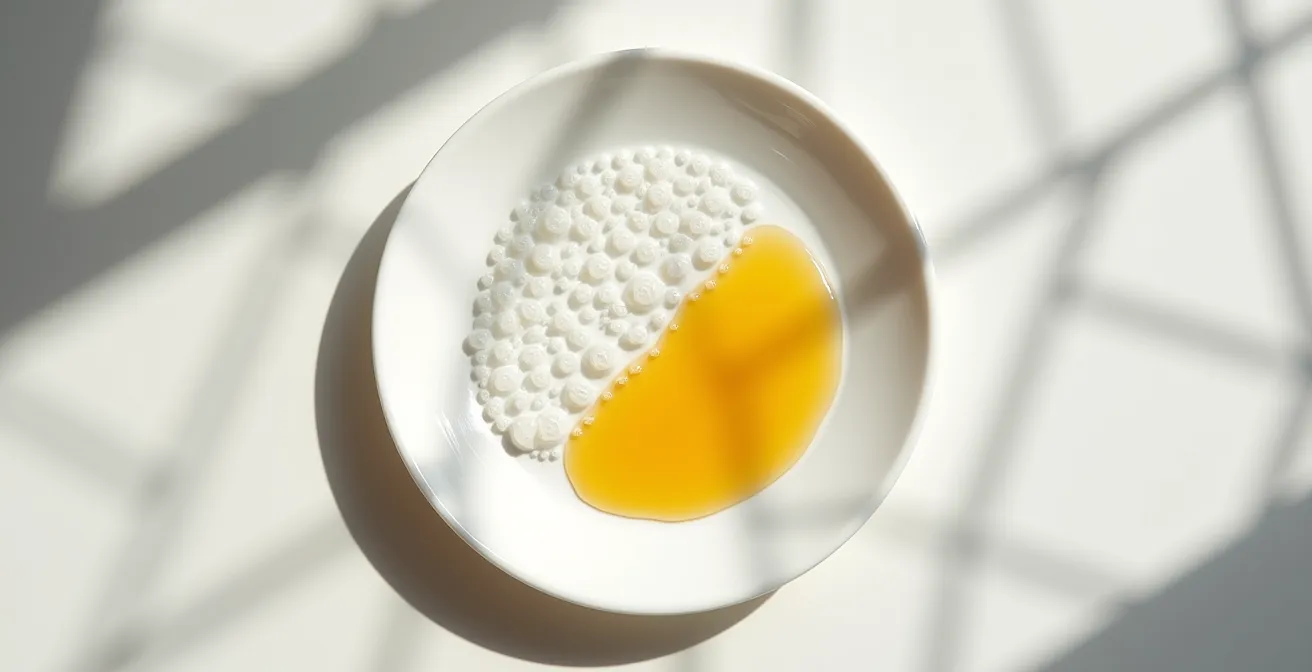 Demostración visual del problema de mezclar base de agua con primer de aceite